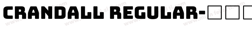 Crandall Regular字体转换
